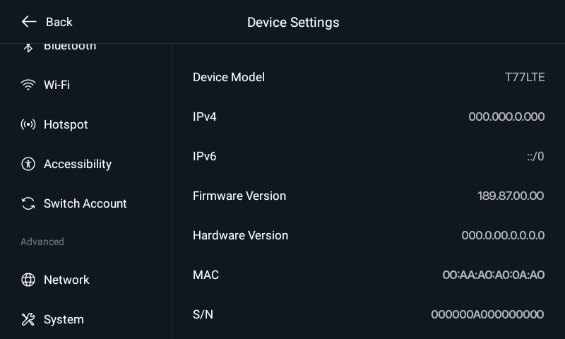 The indicator is in the center.